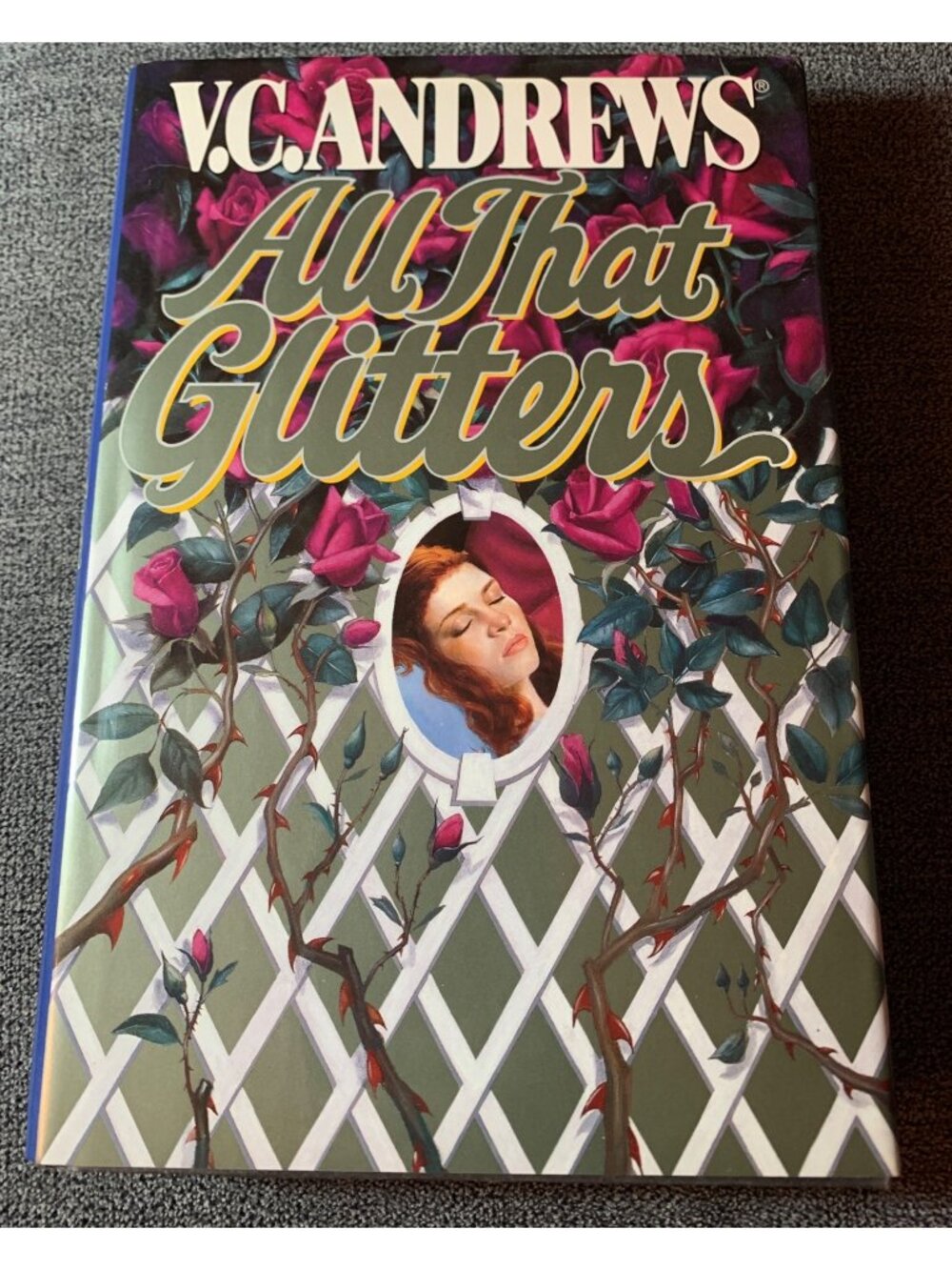 V.C. Andrews "All That Glitters" Hardcover Book